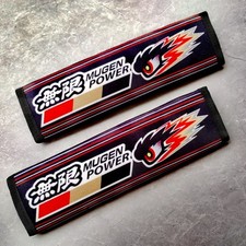 Mugen Power Car Seat Belt Cover Accessories For Honda Civic Si Typer Accord Euro
