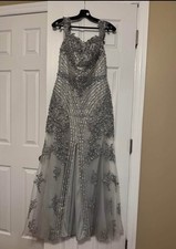 Silver Sequin Dress