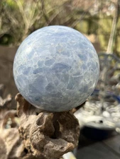 Celestite Ball : Inner Peace : Wisdom : Gentle Strength 90mm 9