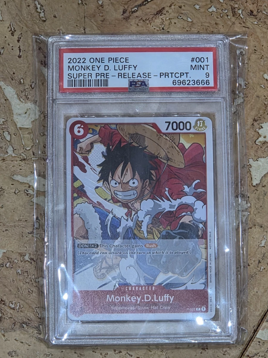 Monkey.D.Luffy [Participant] P-001 One Piece Promotion Cards for