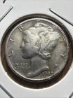 1940-D Mercury Dime - Actual Silver Coin  Shown Same Day Shipping