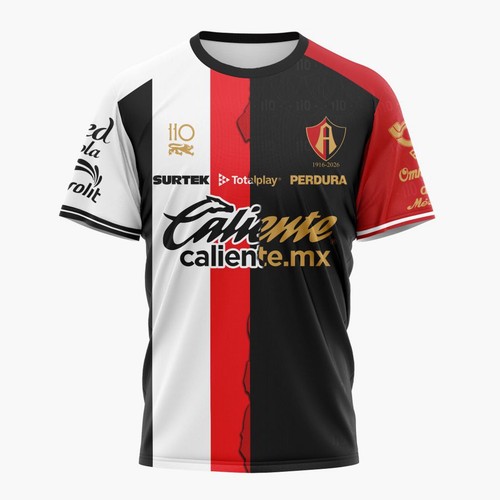 Personalized LIGA MX Atlas F.C 2026-2027 110th Anniversary Home Mix Away T-Shirt