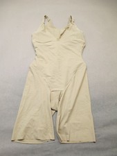 Maidenform Size M Womens Nude Unlined Wireless One Piece Shapewear Bodysuit 8A
