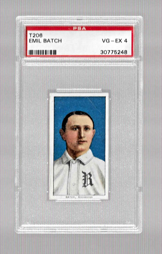 1909-11 T206 SWEET CAPORAL 350 TOBACCO BASEBALL CARD PSA 4 EML BATCH ROCHESTER