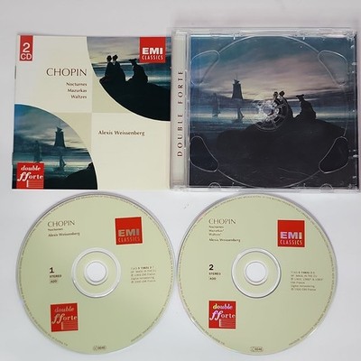 2000 EMI Classics Chopin Nocturnes Mazurkas Waltzes Alexis Weissenberg 2 CD Set