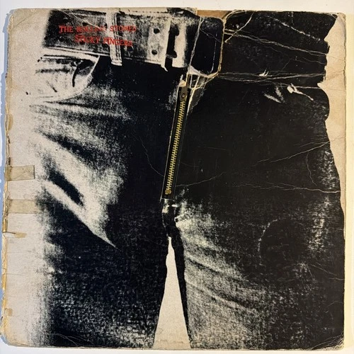 Rolling Stones Sticky Fingers 1st PressCOC 59100 Zipper Cover Lp Better VG/G+