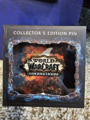 World of Warcraft Shadowlands Collectors Edition 2500 Pin Blizzcon box damage