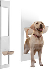 VEVOR Dog Door for Sliding Glass Door, 75 7/8"-80 11/16" Adjustable Height Dogg