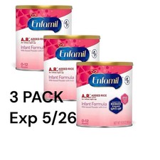 Enfamil AR A.R. Infant Formula, 3 cans x 12.9oz/can, expires SEP 2026
