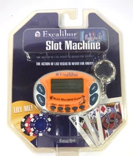 Excalibur Slot Machine Handheld Keychain Game Entertainment NEW