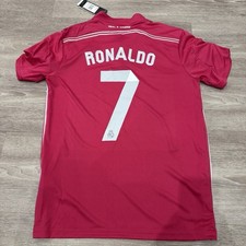 Real Madrid Spain away football shirt 14/15 #7 Ronaldo Adidas Size M