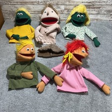 VNTG Hand Puppets 70  s Half Foam Body Church Preschool Professional Puppets FLA