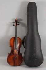 Antique Figured Maple German 4/4 Violin Very Good Original Condition NO RESERVE 