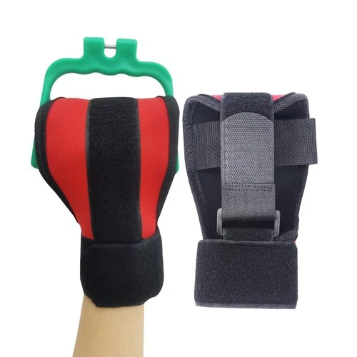 1pc Hand Fist Finger Gloves for Stroke Brace Rehabilitation One Size, red - Picture 1 of 9