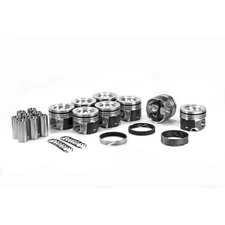 Silvolite Piston Kit 7206DKT.STD; Dualoy 99.01mm 39.7cc Dish for 6.7 Powerstroke