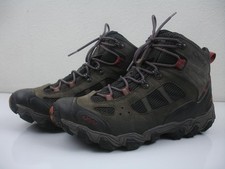 Mens 12 M Oboz Sawtooth II Mid B-Dry Hiking Boots Waterproof Dark Shadow Lace-Up