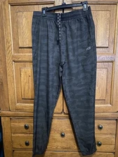 (X) 2 xist Polyester/spandex Lightweight Black Activewear Pants Size Medium Mens
