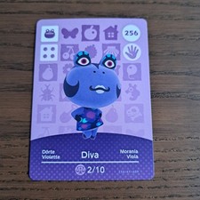 Nintendo Animal Crossing Diva Amiibo Card ...