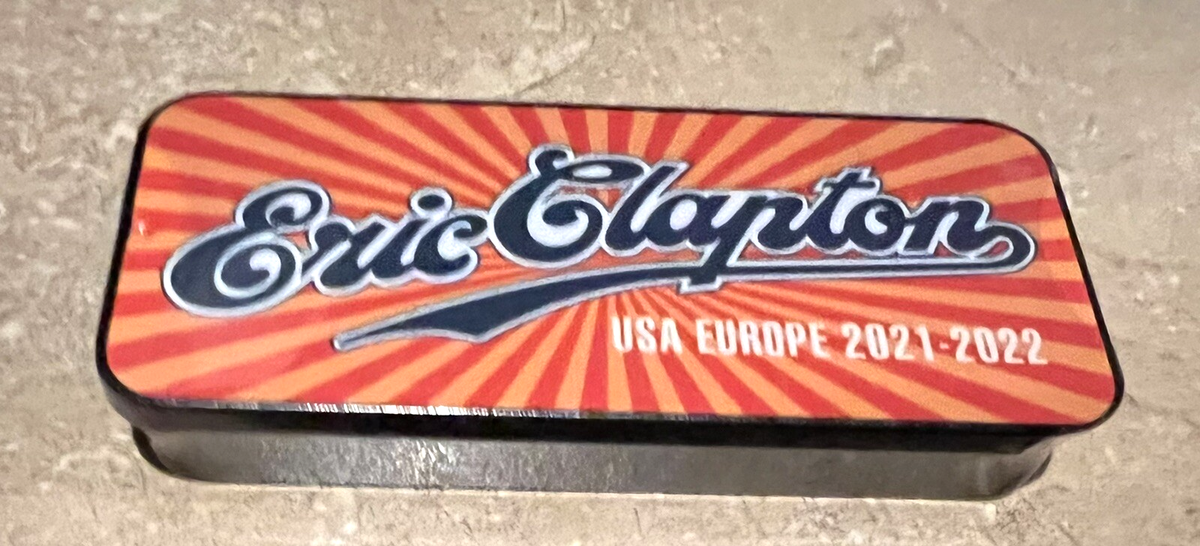 ERIC CLAPTON 6 GUITAR PICK SET 2021-2022 TOUR USA EUROPE MSG NYC