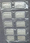 (10) APMEX 1 OZ .999 SILVER BARS