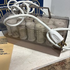 Clairol 20 Instant Hairsetter WITH CLIPS Hot Rollers Curlers Core With Box Works