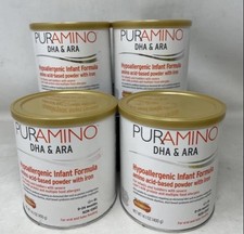 PurAmino Hypoallergenic Infant Formula Powder, 14.1 oz Cans, Exp. 06/2027