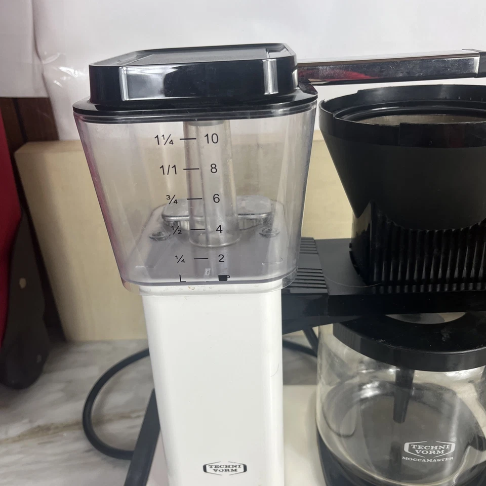Máquina de café Techni Vorm KBG apagada automática probada sin cubierta de café Foto 4 de 4