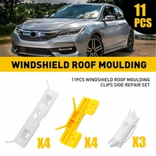 11X Auto Windshield Moulding Roof Clips Repair Set For Acura TL TSX 2004-09