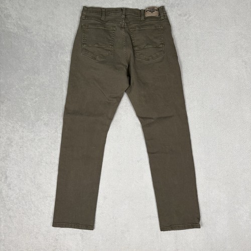 Wrangler Jeans Men’s 34x32 Athletic Fit Denim Dark Wash Slim Straight Brown EUC - Picture 2 of 9