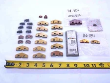 40pc LOT ASSORTED AMEC SPADE DRILL INSERTS CARBIDE / COBALT SOME NEW?