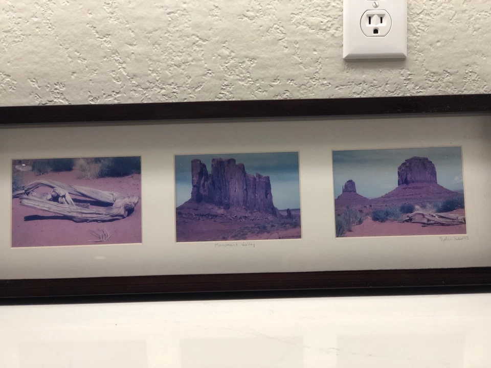 Monument Valley Navajo Arizona Desert Signed Print Designs For Crate And Barrel - Image 2 of 4