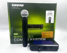 NEW BLX24/SM58 Wireless System with SM58 Handheld Vocal Microphone w/box