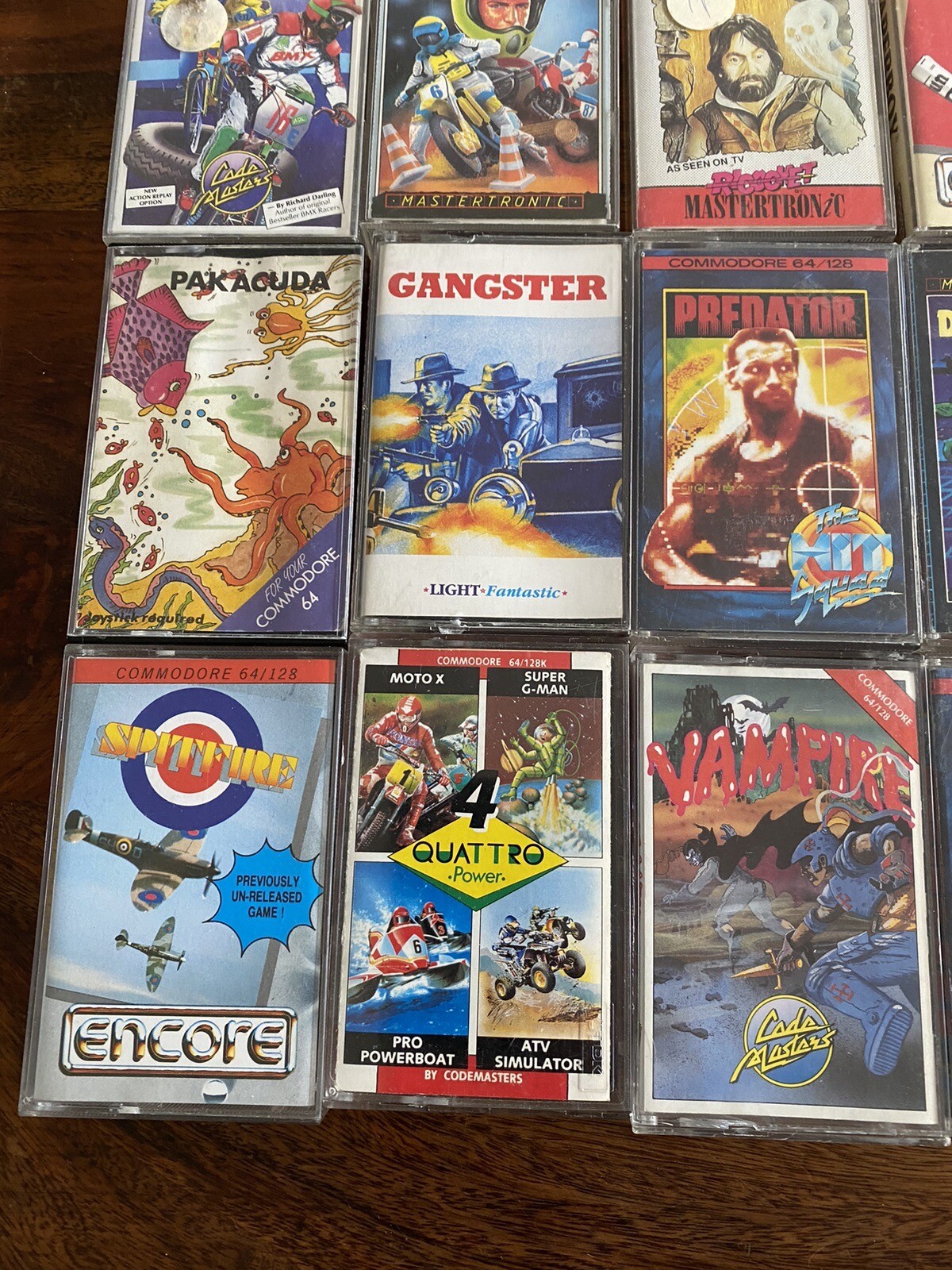 COLLECTION OF VINTAGE COMMODORE 64 CASSETTE COMPUTER GAMES ALL UNTESTED