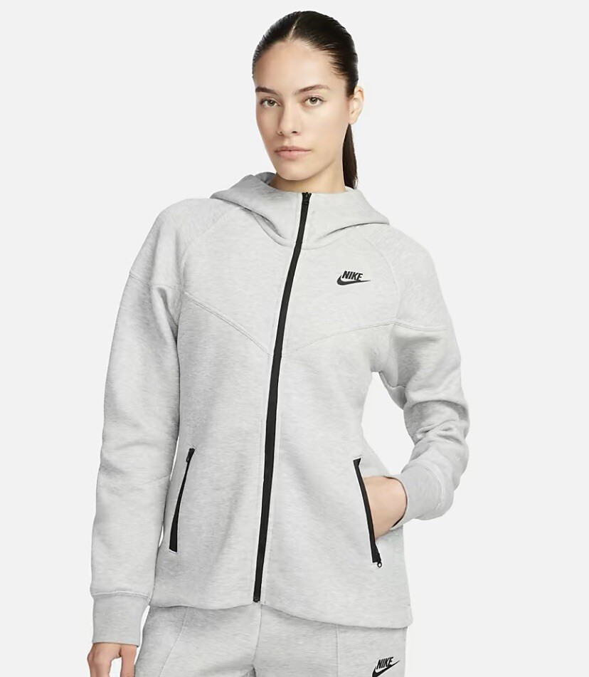 nike grey sweater women's