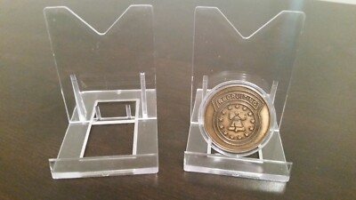 *50 Adjustable 3-1/8'' Display Stand Easel NA Narcotics Anonymous Medallion Token
