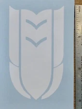 AMF Junior Toy Co. tricycle trike bike front fender decal