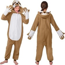 Spooktacular Creations Halloween Child Jumpsuit Sloth Animal Costume, L/10-12Yrs