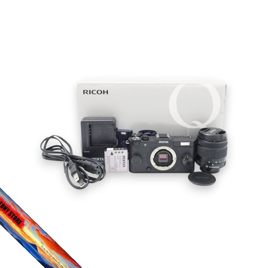 Pentax Q-S1 DSLR Compact Digital Camera Zoom Lens Kit Black