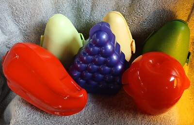Tupperware Fruit & Vegetable Keepers Storage Lot Of 6,  ,  ,  ,  ,   