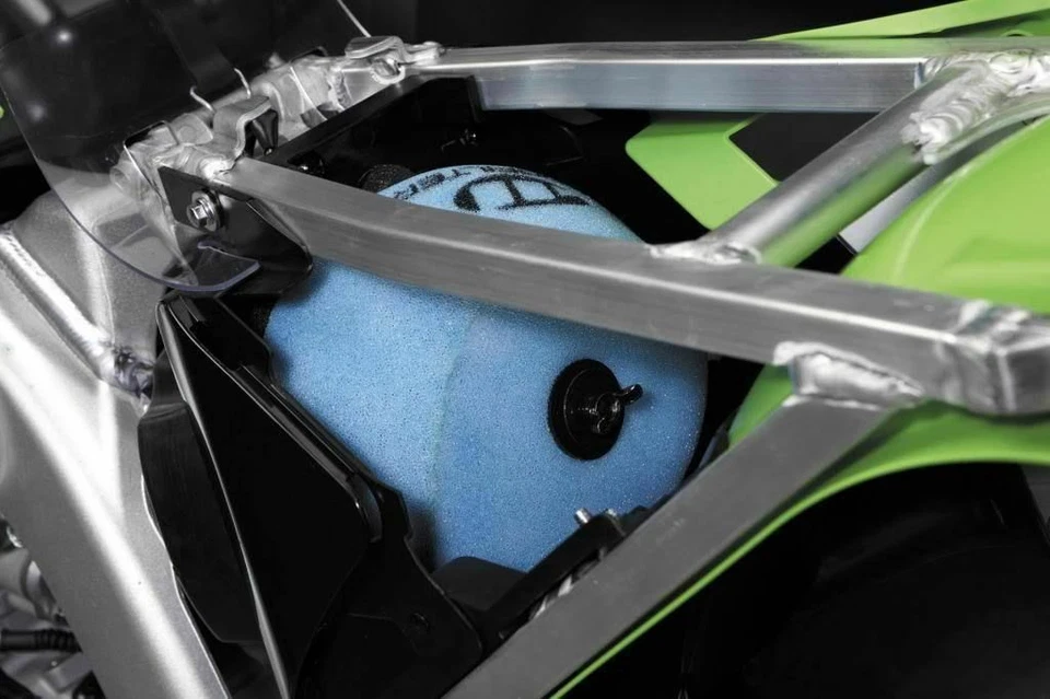 Filtro de ar Kawasaki KX85 Maxima Pro 2001-2024 KX 85 pré-oleado pronto para uso - Imagem 2 de 4