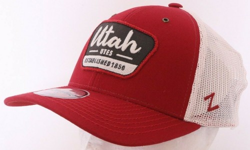 New Utah UoU Utes Zephyr Snapback Red 