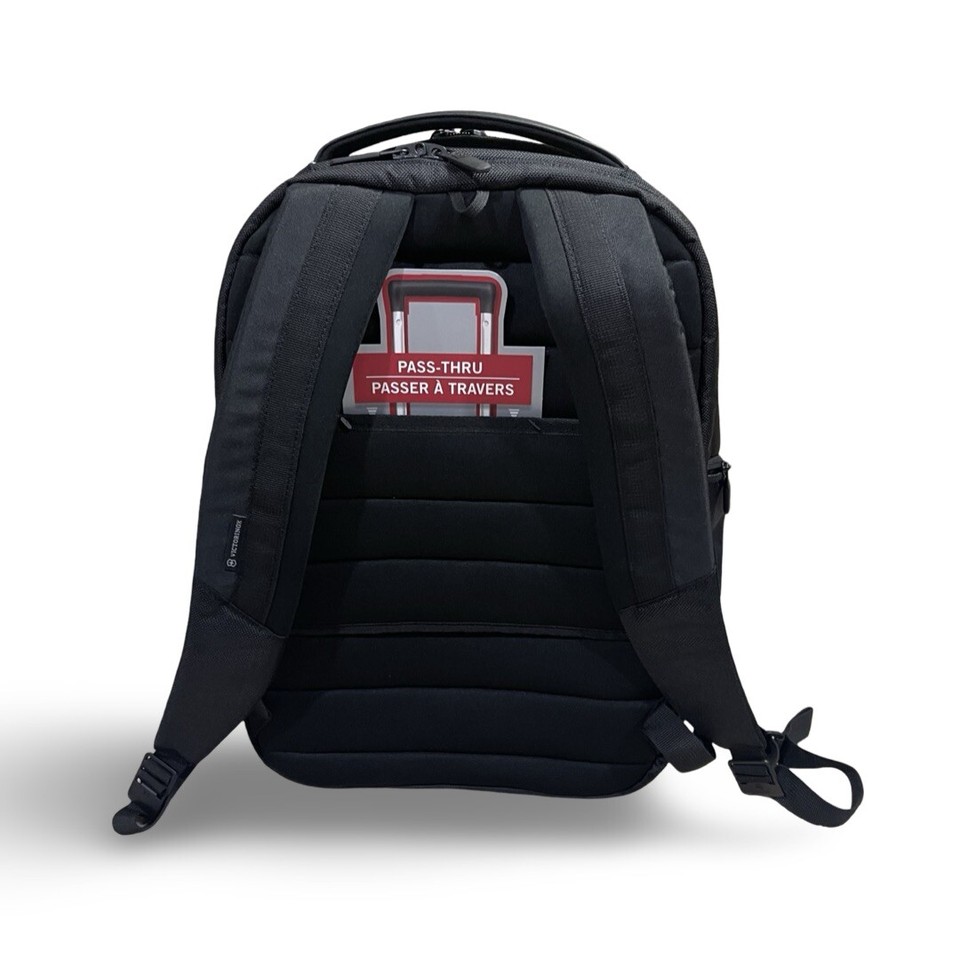 VICTORINOX SWISS ARMY VX Avenue Essentials Laptop Backpack Black eBay