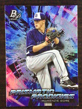 2018 Bowman Platinum Prismatic Prodigies MacKenzie Gore #PPP-28