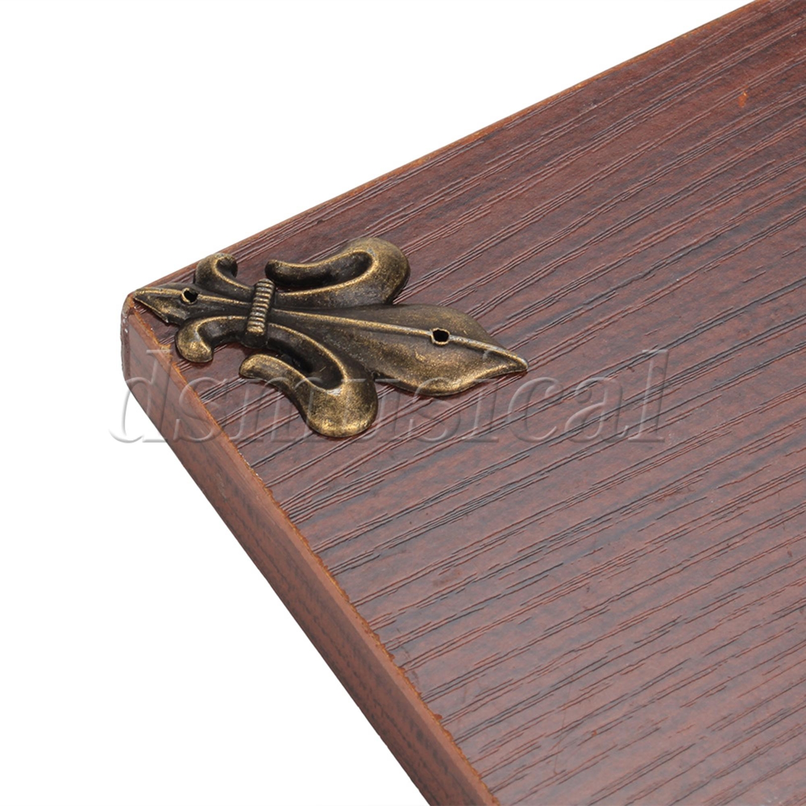 8x Metal Jewelry Chest Wine Gift Box Wooden Case Trunk Corner Edge Guard