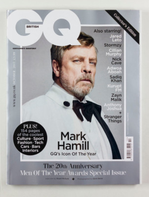 MARK HAMILL JARED LETO ZAYN MALIK  ANTHONY JOSHUA STRANGER THINGS UK GQ MAGAZINE