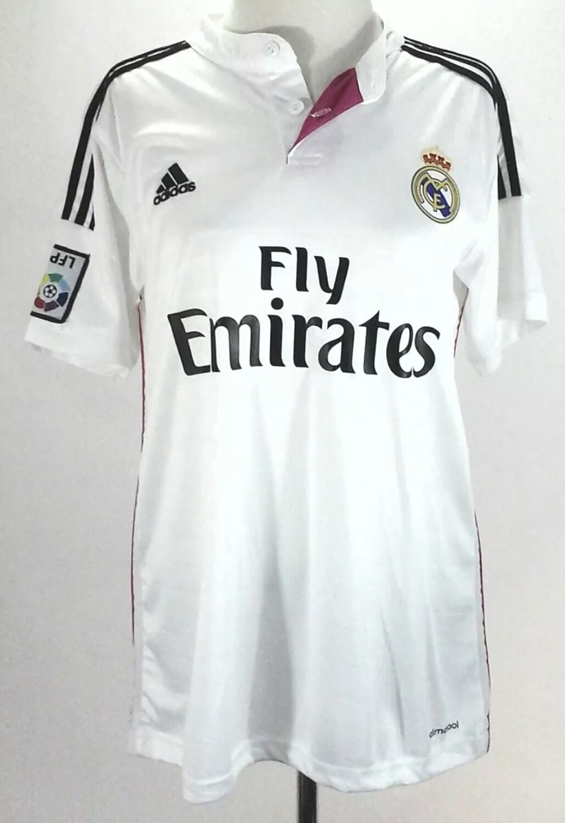 Adidas Real Madrid Fly Emirates Black/Purple Jersey Small Soccer Clima Cool