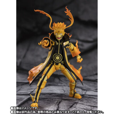 Premium BANDAI S.H.Figuarts Naruto Uzumaki Kurama Link Mode 145mm