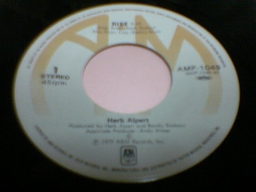 Herb Alpert : Rise /Alanjuez ( Mon Amour ) ; JAPAN A&M 7" 45 with Pic. Sleeve - Imagen 2 de 4