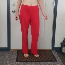 70s Red Pleated Pants