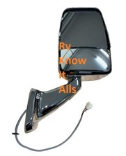 713808 Velvac Rv Chrome Passenger Side Heated Remote Controlled Mirror